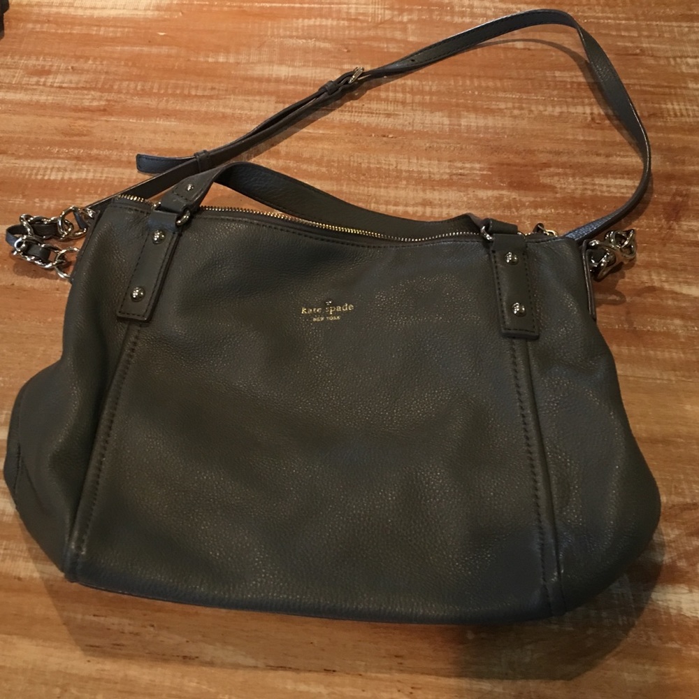 Kate Spade crossbody bag purse - grey